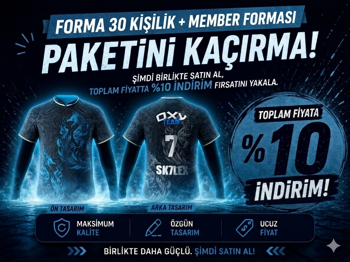 Fivem 30 Kişilik Forma Tasarımı